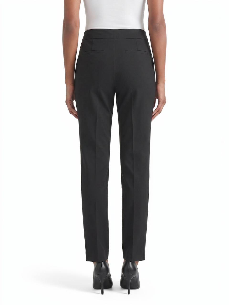 Kasper Lily Trouser Washable Bi-Stretch Black Size 8P NWT $79