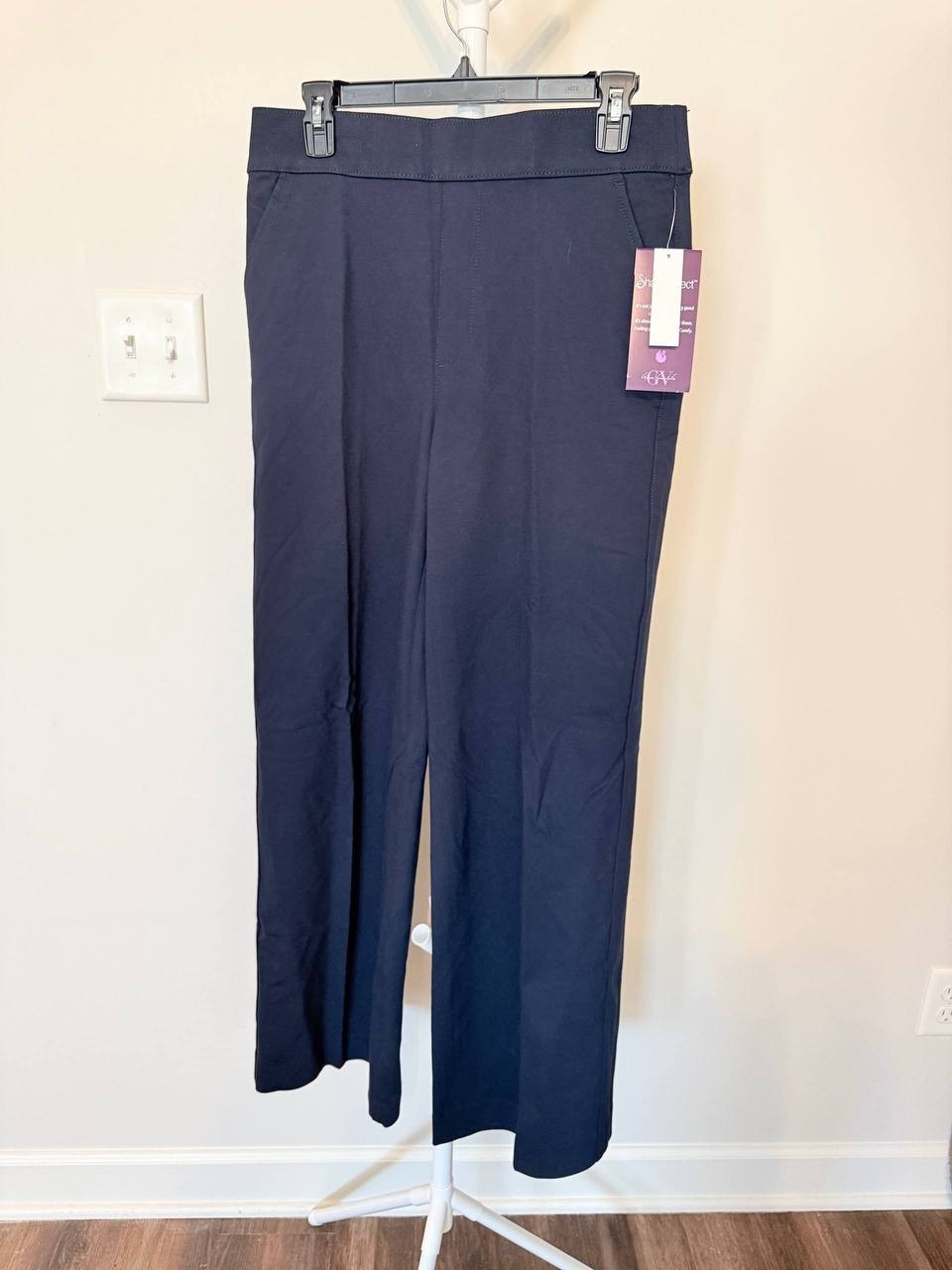Gloria Vanderbilt Ponte Wide‑Leg Pants – Size M – NWT – $54