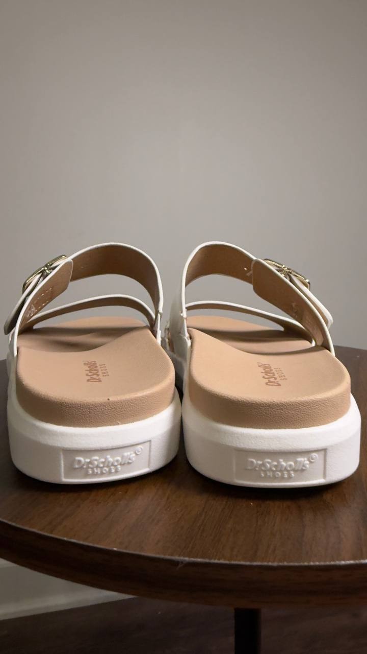 Dr. Scholl’s  Slide Sandals  White  6M  New  $45.95