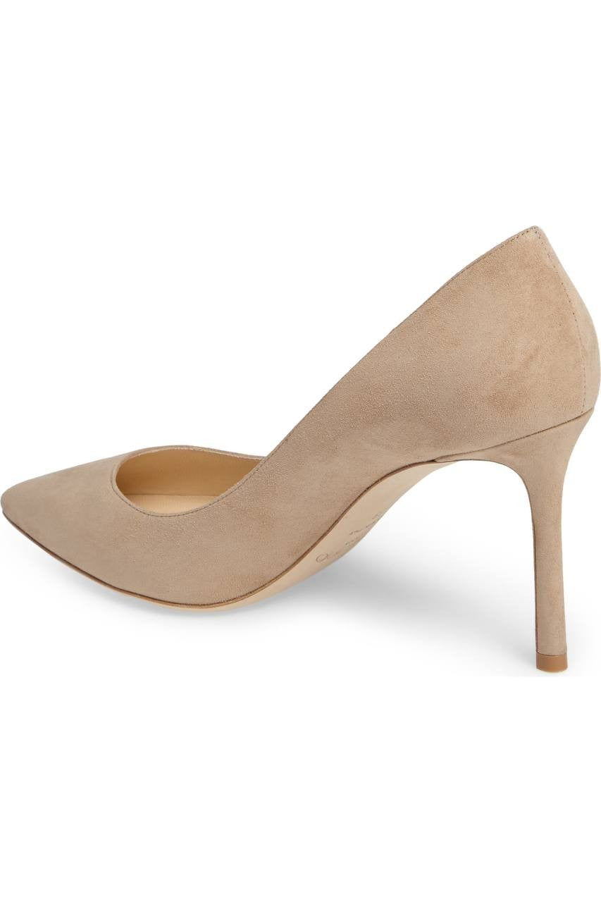 Jimmy  Choo  Pointed  Toe  Pumps  Beige  38  Pre‑owned  