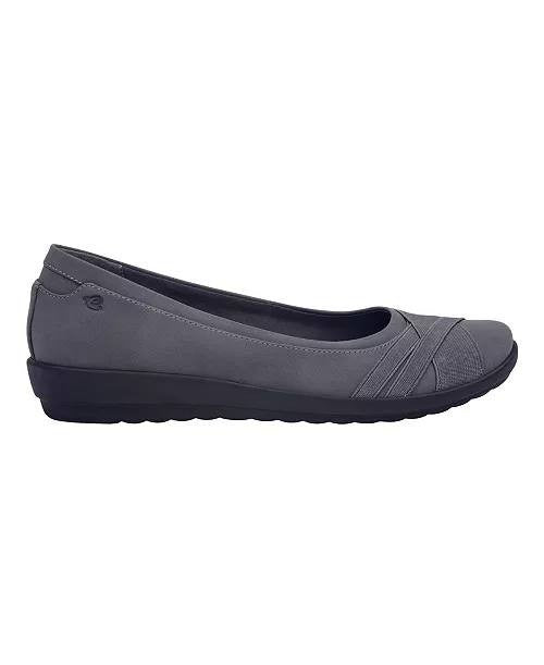 Easy Spirit Slip On Flats Dark Gray 5.5 New $69.00