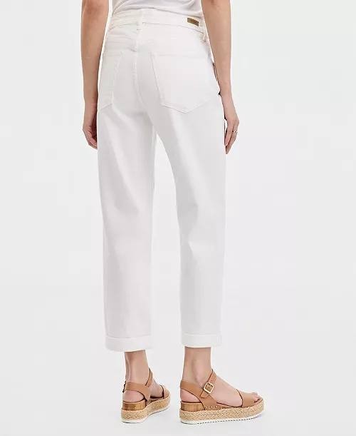 Liverpool Los Angeles Women’s Rolled‑Cuff Jeans Bright White 10 NWT $109