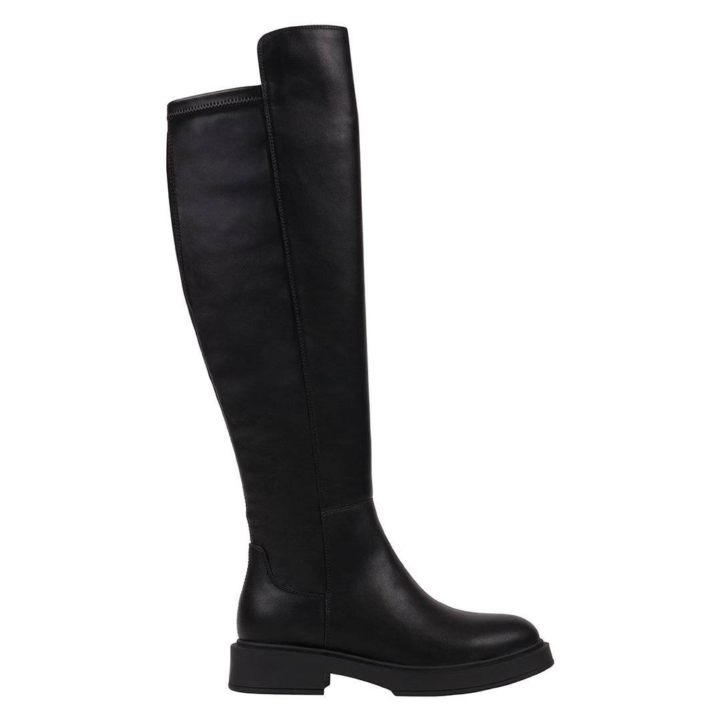 Ayla Black Wedge Boots – Size 9.5 – Vegan Leather – NIB