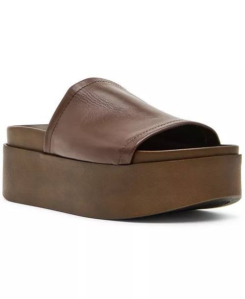 Steve  Madden  Arwen  Platform  Sandals  Brown  7  New  in  Box  $109