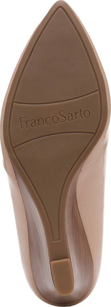 Franco Sarto Frankie Women’s Leather Wedge Pump Ballet 9M Leather $125 NWB