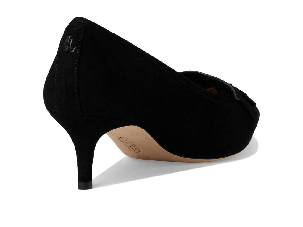 Lauren Ralph Lauren Kiltie Pumps Black 9 B New $195.00