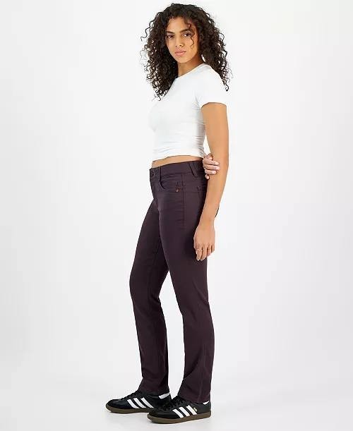 Democracy Women’s AB Solution Straight Leg Jeans Brown Size 10 NWT $78