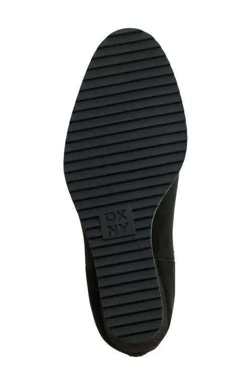DKNY Black Synthetic Wedge Booties 8M New in Box MSRP $99