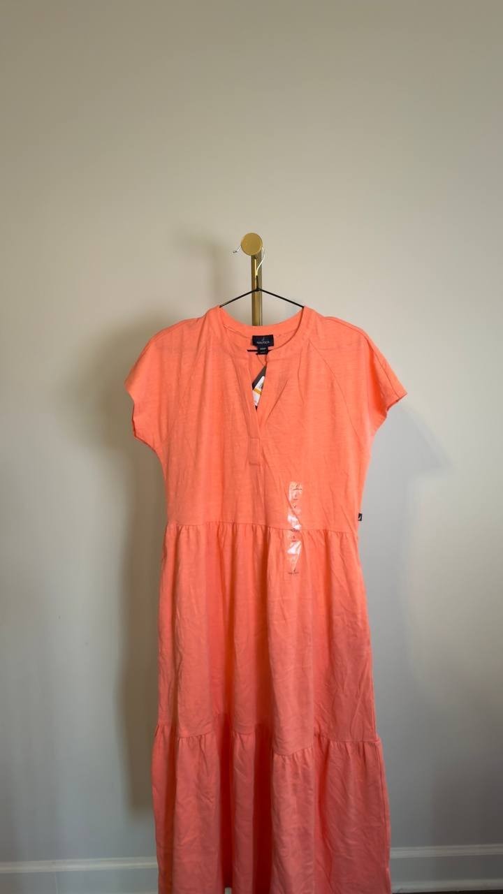 Nautica Tiered Dress Desert Flower M NWT $89.50