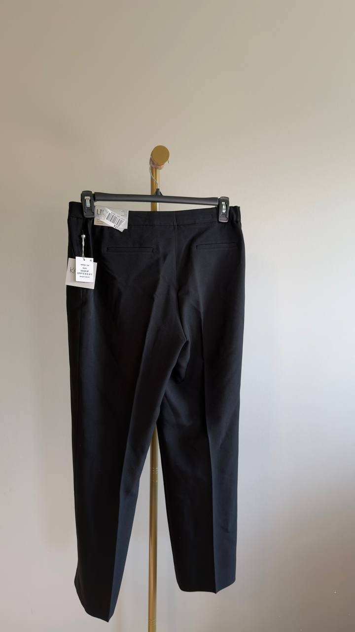 Kasper Lily Trouser Washable Bi-Stretch Black Size 8P NWT $79