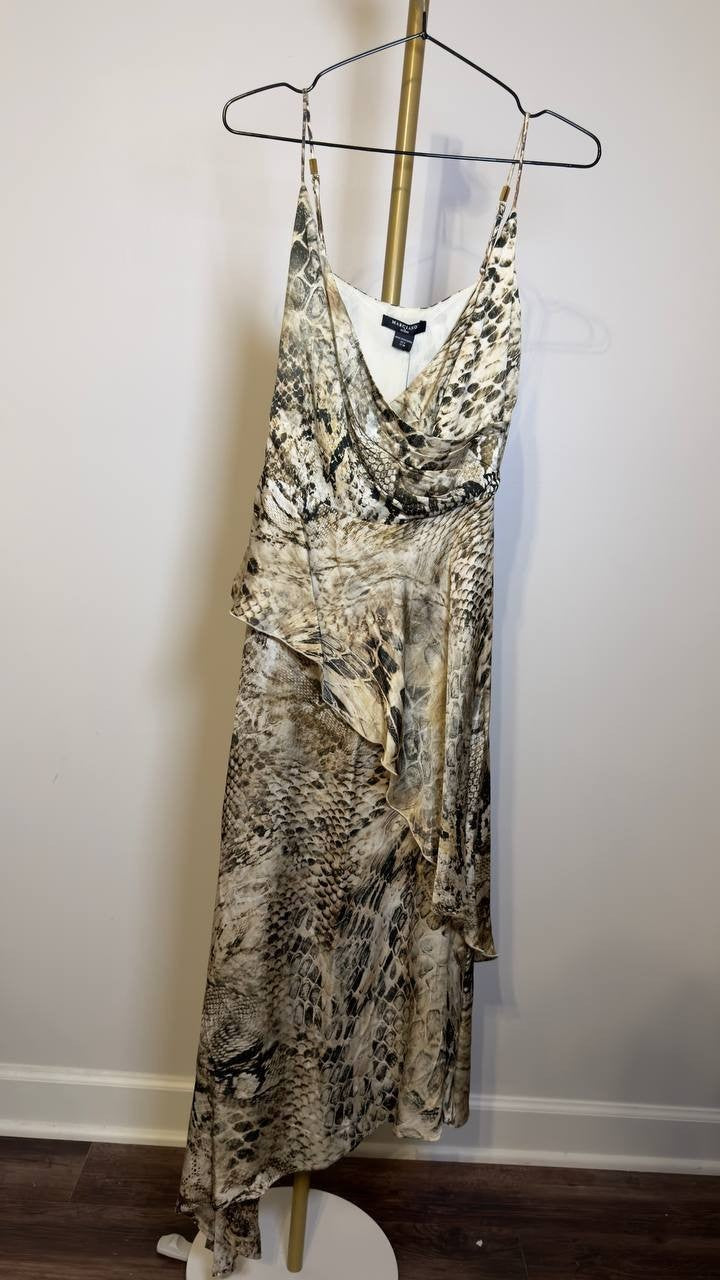 Marciano by Guess Asymmetrical Dress Jumble Skin 2 NWT $350.00