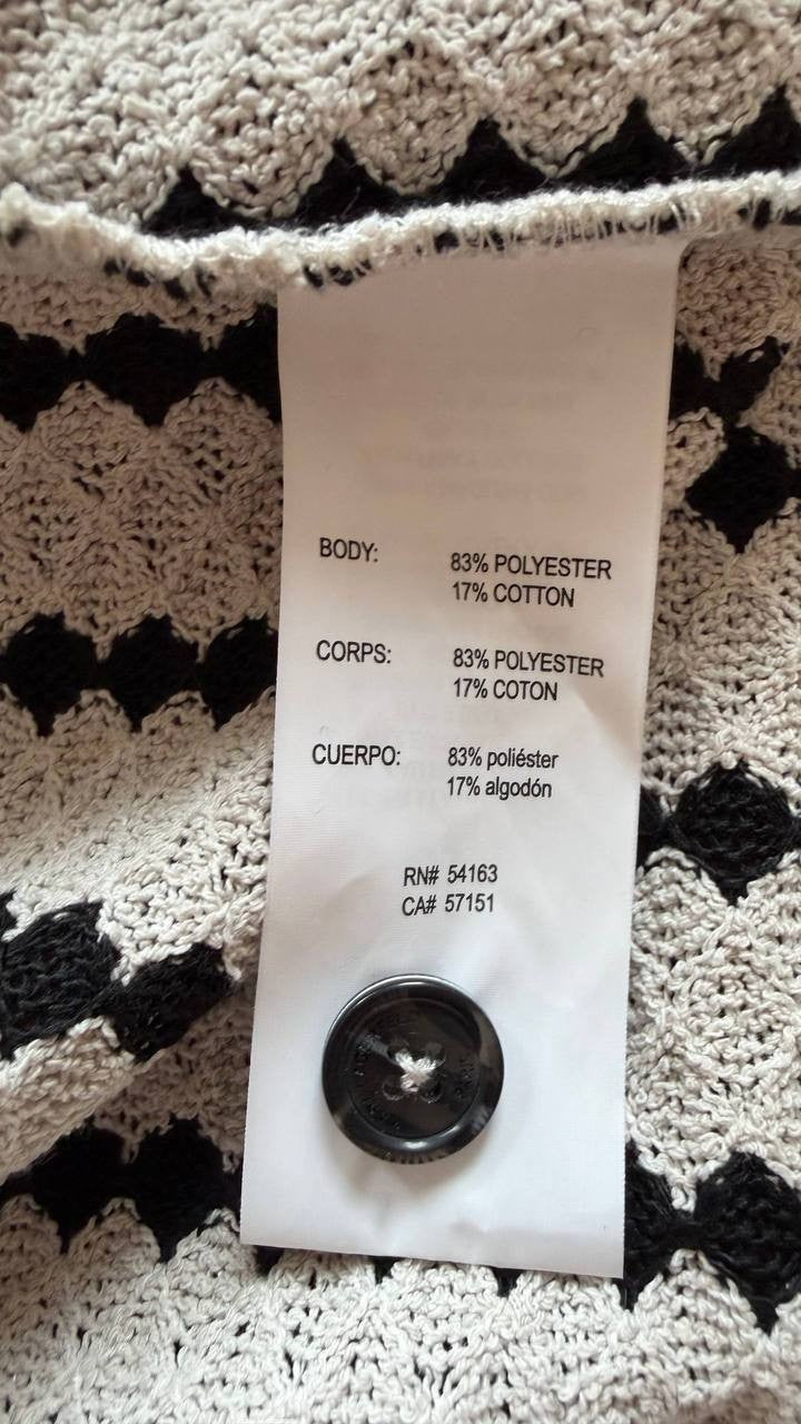 Karl Lagerfeld Paris Men’s Textured Wavy Striped Button‑Front Shirt XXL $99 NWT