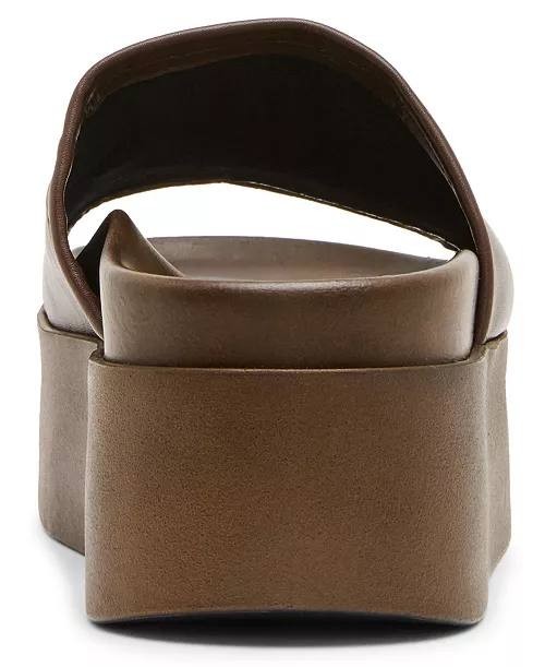 Steve  Madden  Arwen  Platform  Sandals  Brown  7  New  in  Box  $109