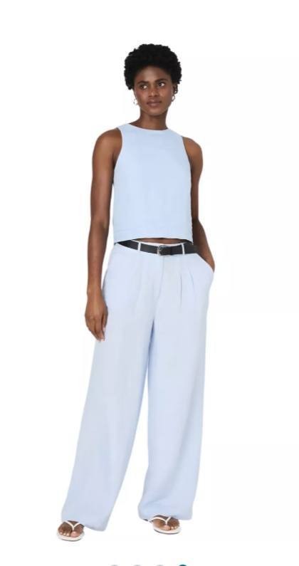 French Connection Birdie Linen Swing Top – Size 6 – NWT – $118