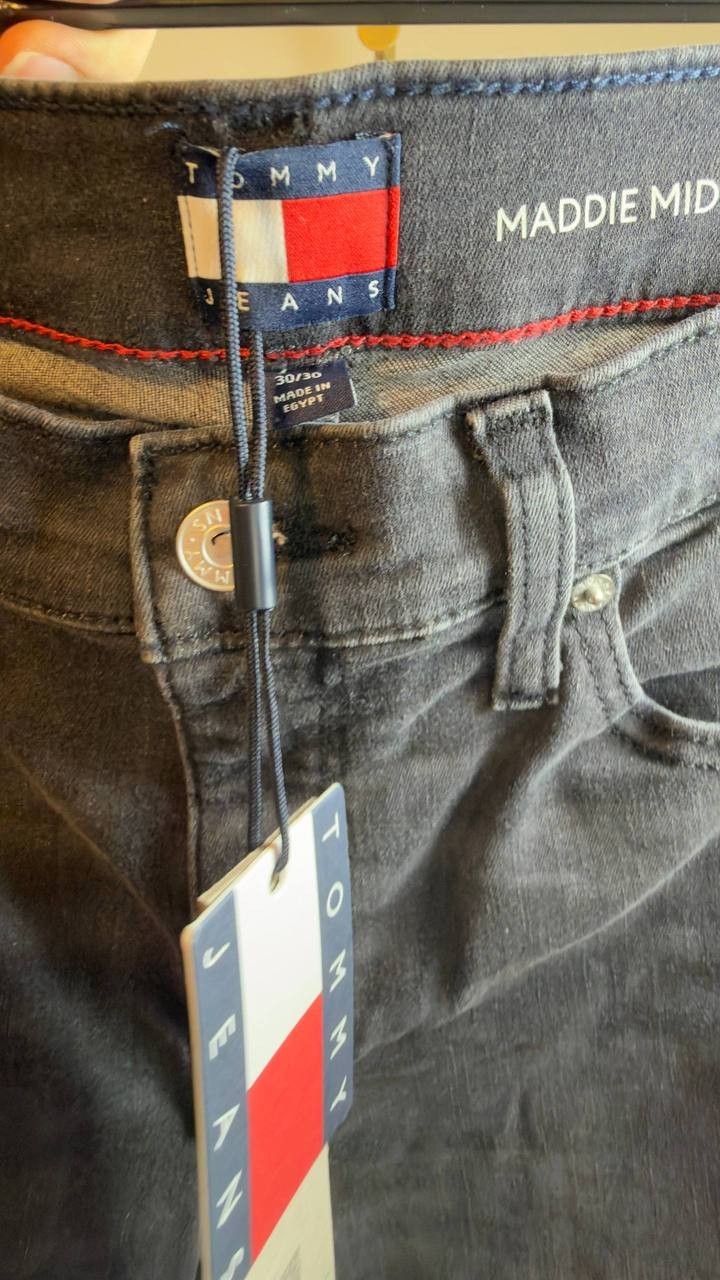 Tommy Jeans Maddie Low‑Rise Bootcut Jeans Dark Wash 30/30 NWT $118