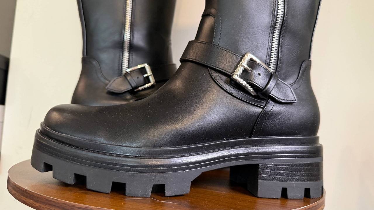 Guess Tall Boots 8.5M Black Man‑Made New in Box MSRP $169