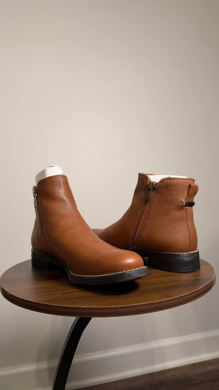 Franco  Sarto  Booties  Cognac  8  M  New  $190