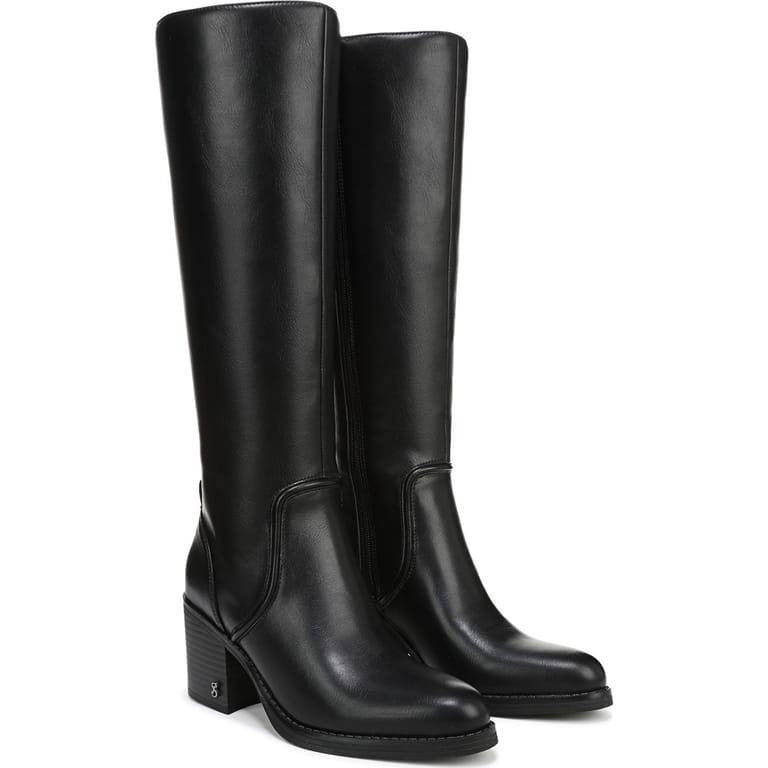 Sam & Libby Iris Knee High Boots Black 6WC Man‑Made $120 NWB