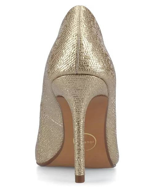 Journee Gold Patent Polyurethane Dress Pumps 8M New in Box MSRP $93