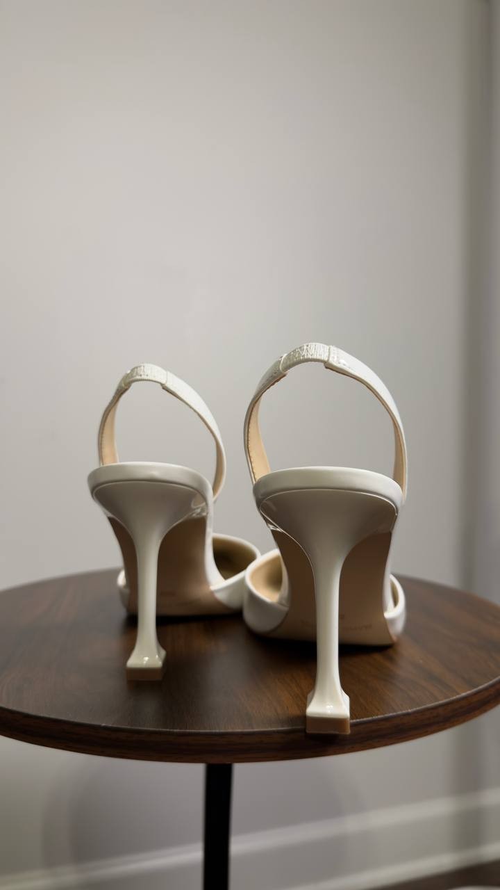 Marc  Fisher  Hadya  Slingback   Pumps  White  8.5  M  New  in  Box  $89