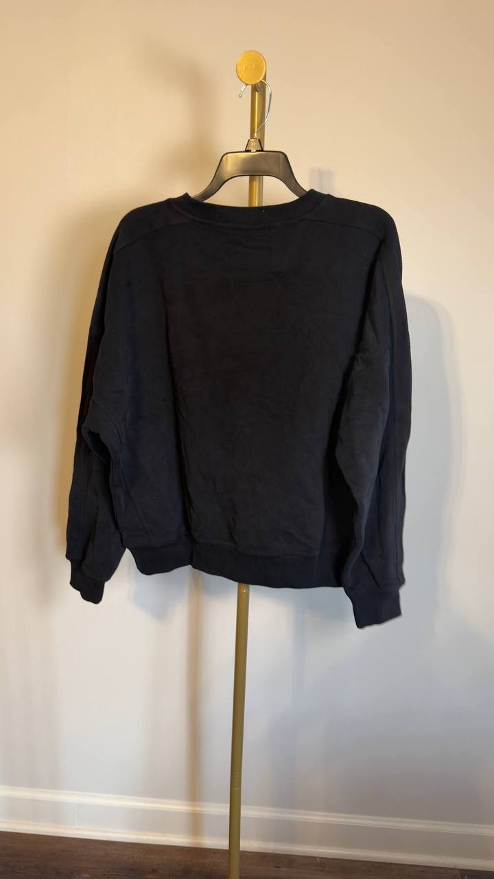 BOSS Orange Studded Logo Sweatshirt Black M NWT $129