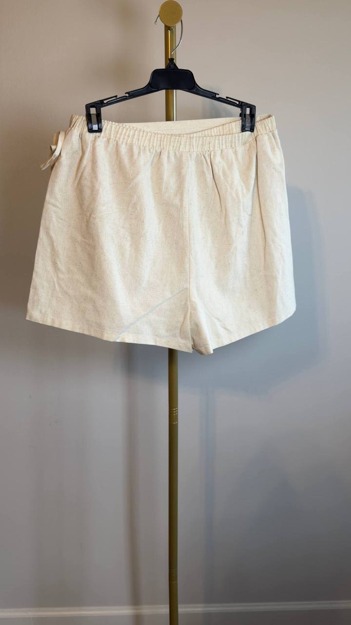 BCX Juniors' Wrap‑Front Skort Natural L NWT $39