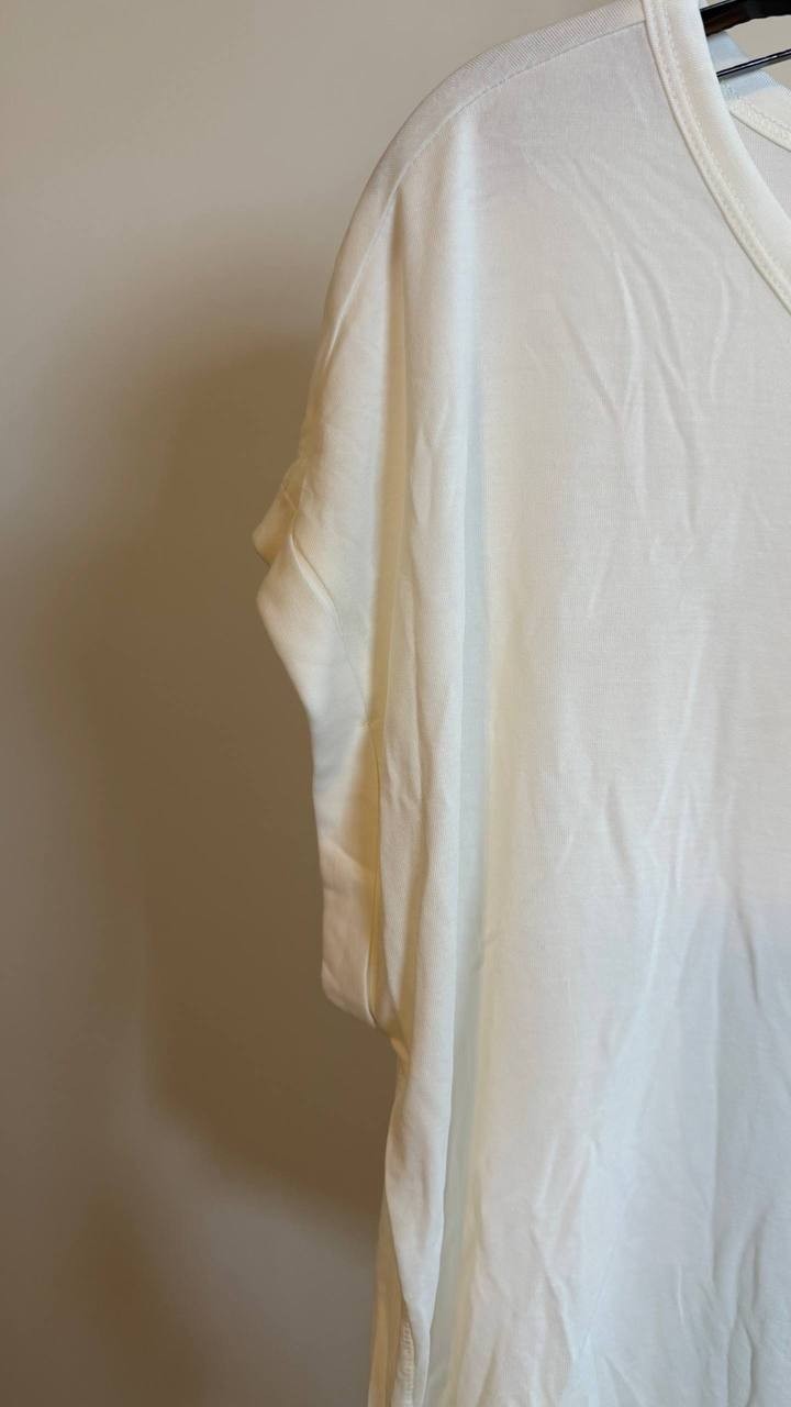 Lucky Brand Sandwash Dolman T-Shirt White Size S/P NWT $39.50