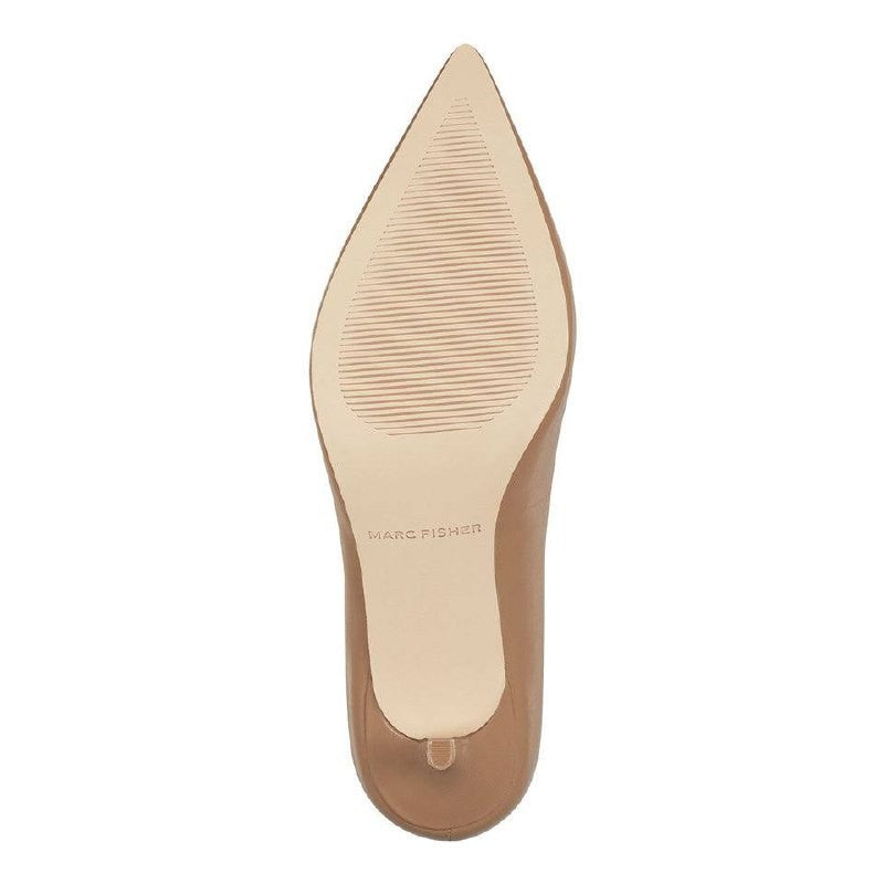 Marc Fisher Alola Dress Pumps 9M Medium Natural Leather New In Box Scuff msrp$99