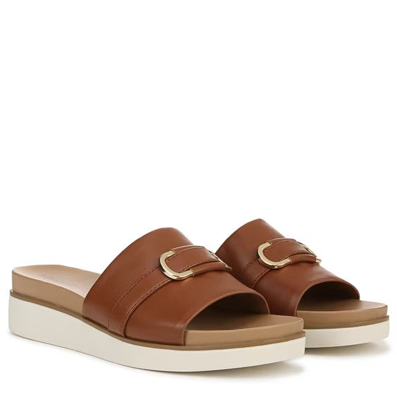 Life Stride  Platform  Sandals  Tan  Man‑Made  7M  New  With  Box  $80