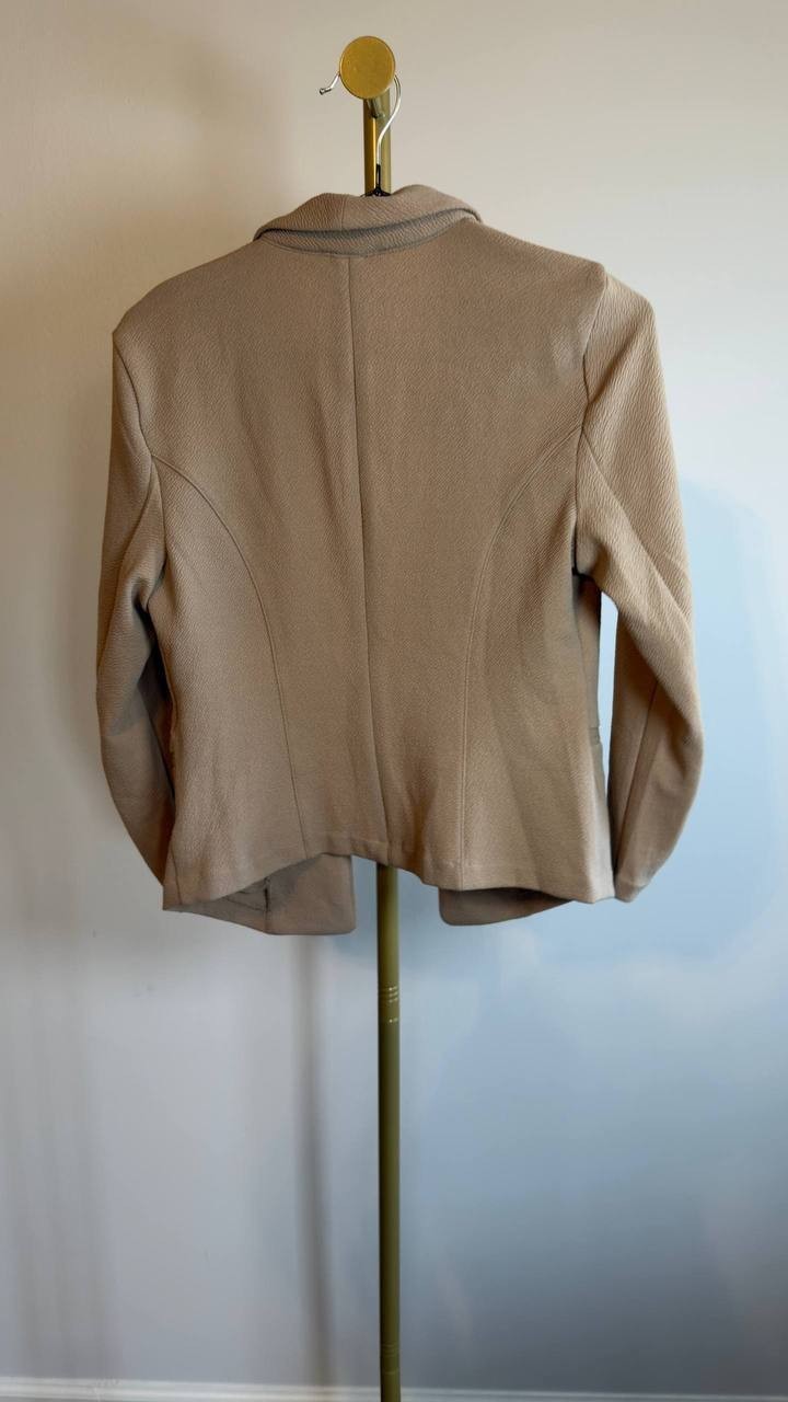 Bar III Petite Shawl Collar Blazer 3/4 Sleeve Warm Ginger Size P/P NWT 49,50$