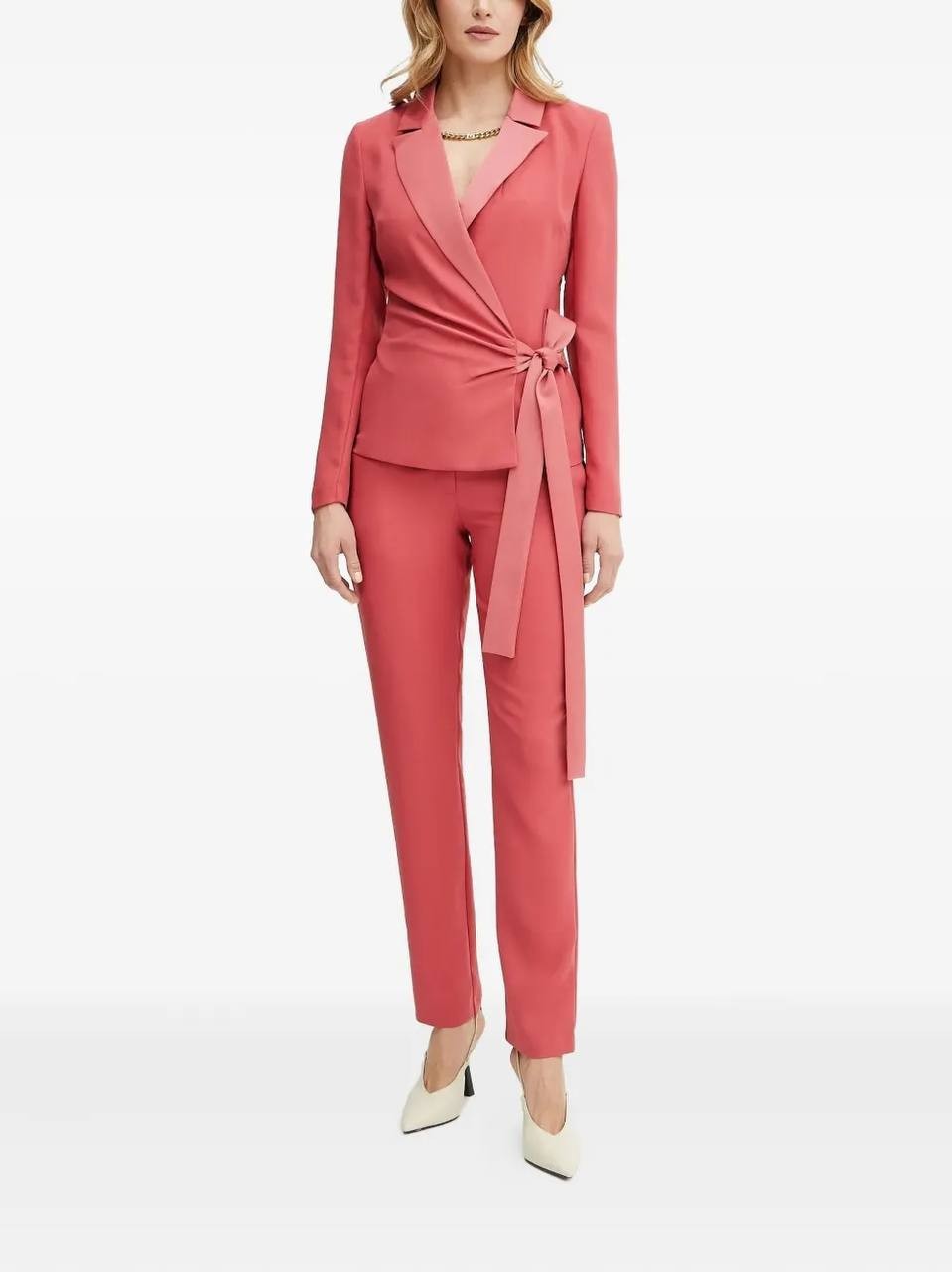 Marciano Eco Vittoria Wrap Blazer Flowering Peony 8 NWT $220
