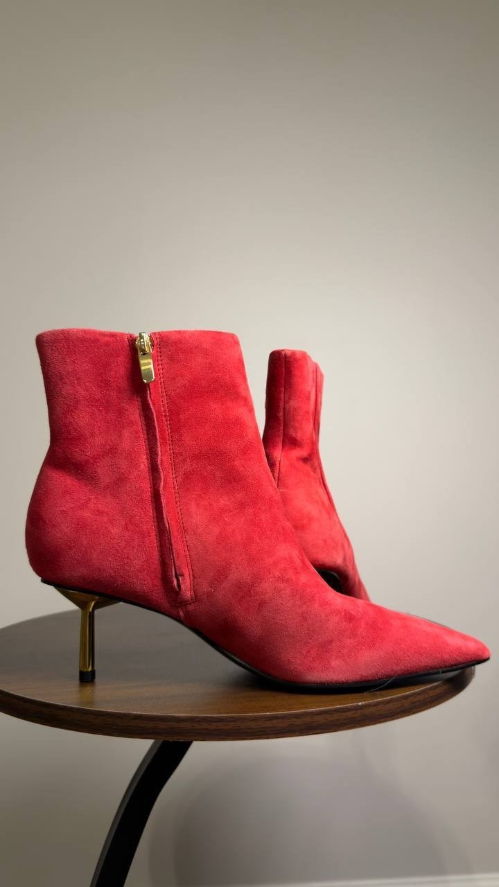 Nine  West  Rain  Boots  Medium  Red  7M  New  $175