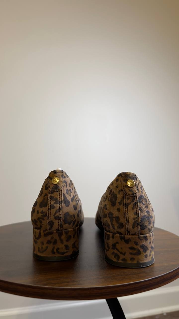 Easy Spirit Block Heel Pumps Leopard 11 M New With Box $99.00