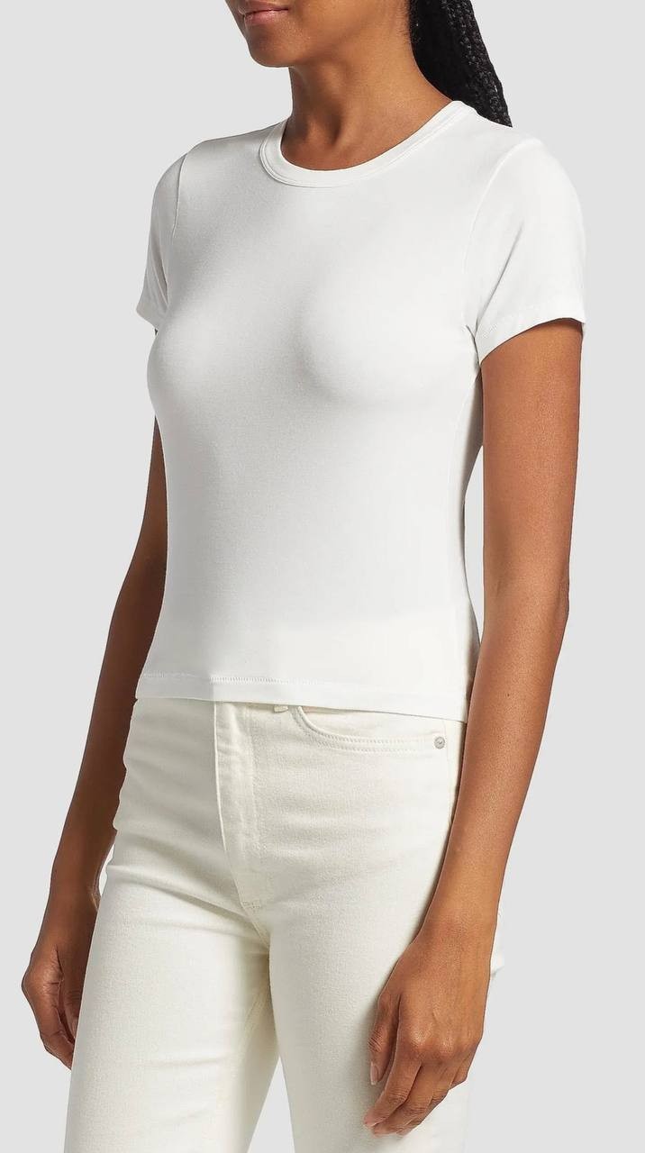 rag & bone Women’s ICONS Luca Baby T‑Shirt White XXS NWT $178