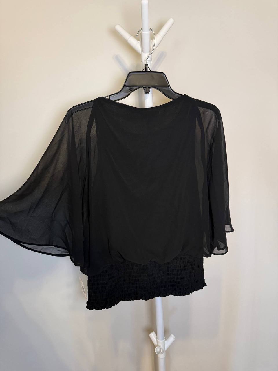 Sam & Jess Smocked‑Waist Top – Size S – NWT