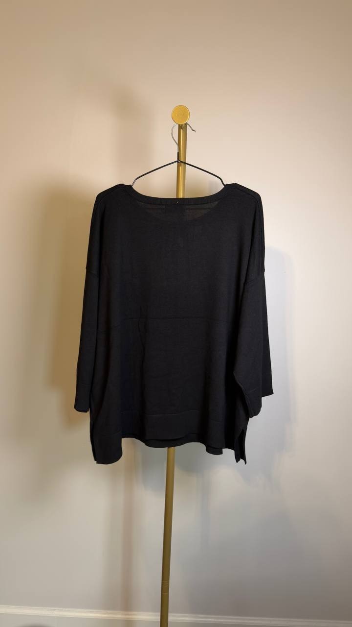 Melissa Paige Sweater – Boat Neck – 3/4 Sleeves – NWT