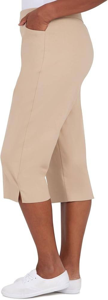 Alfred Dunner Women’s Classic Allure Stretch Pants White Size 8P NWT $49.50