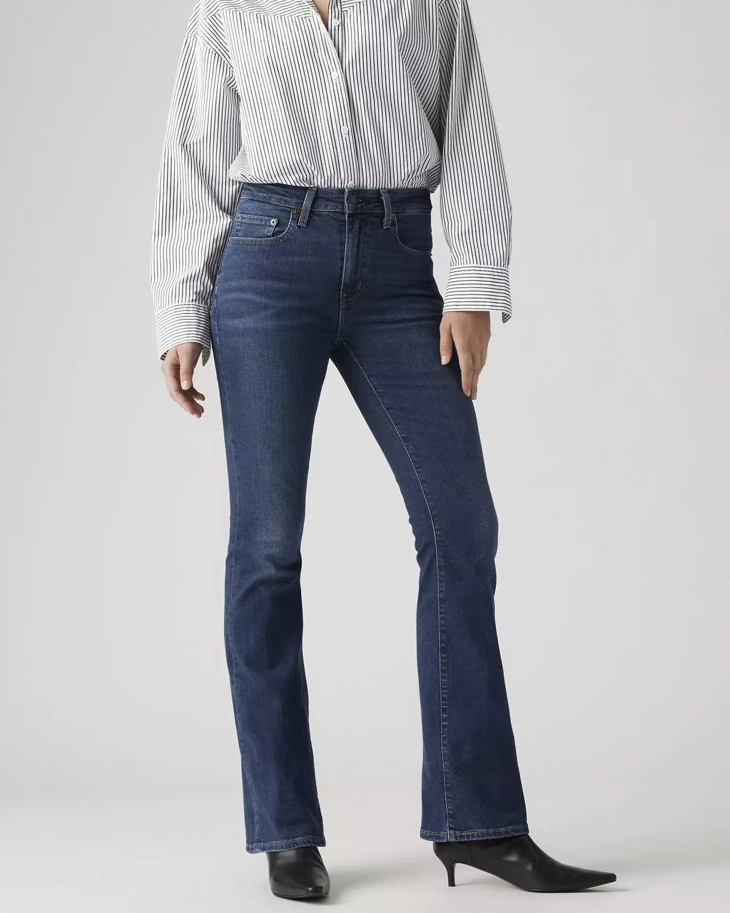 Levi’s 725 High Rise Bootcut Jeans Blue Wave 25 NWT $69.50