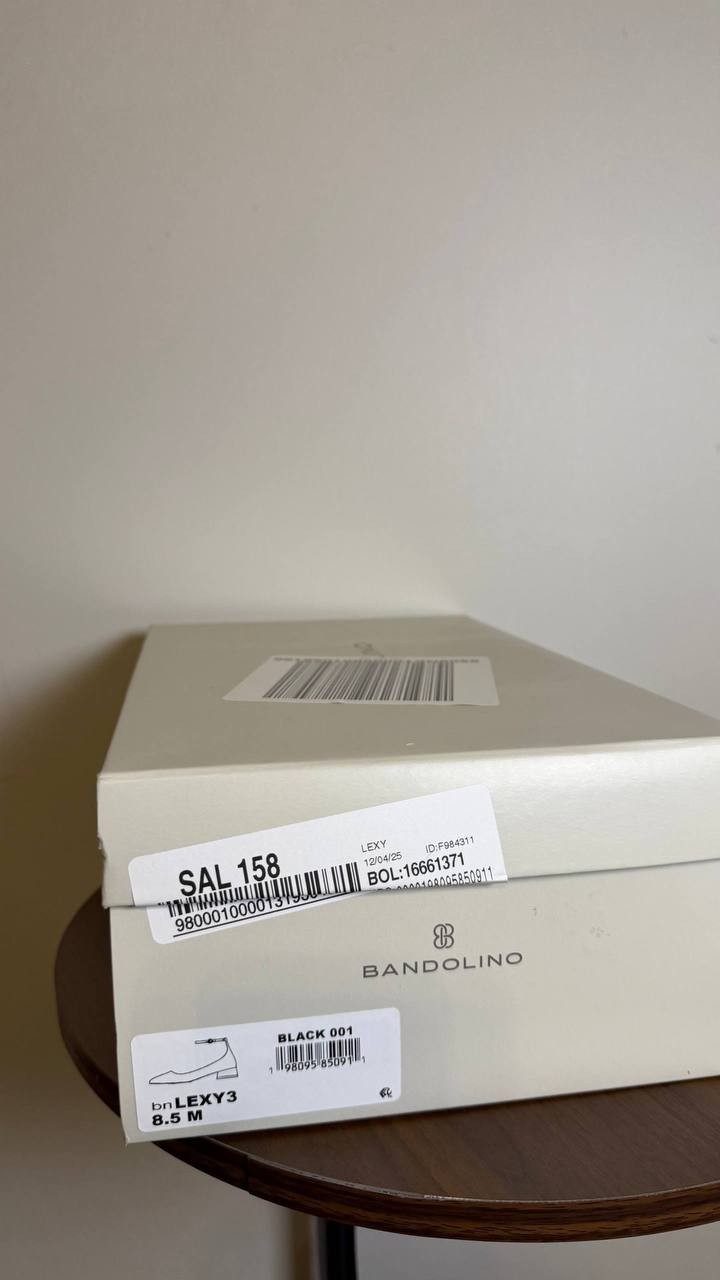 Bandolino Black Man‑Made Ankle Strap Pumps 8.5M NIB MSRP $89