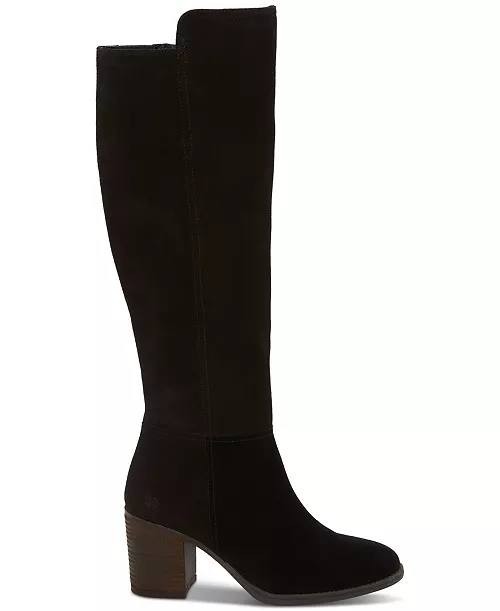 Lucky Brand Black Suede High Boots 8M NIB MSRP $189
