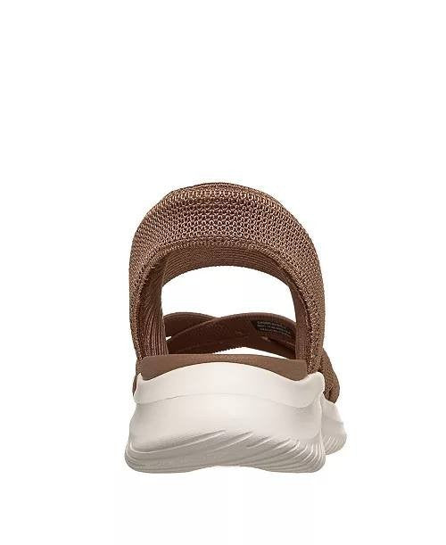Skechers  Slingback  Sandals  Mocha  7  New  $65