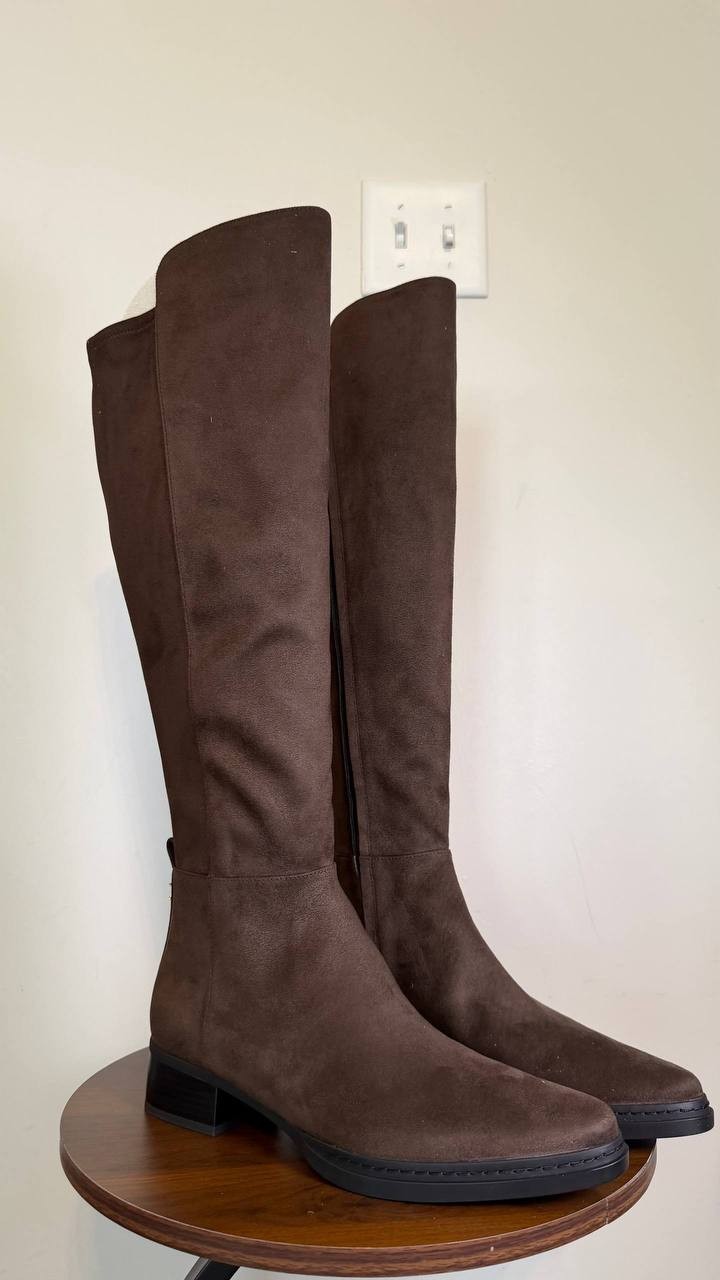 Michael Michael Kors Chocolate Faux Suede Tall Boots 9.5W New in Box MSRP $175