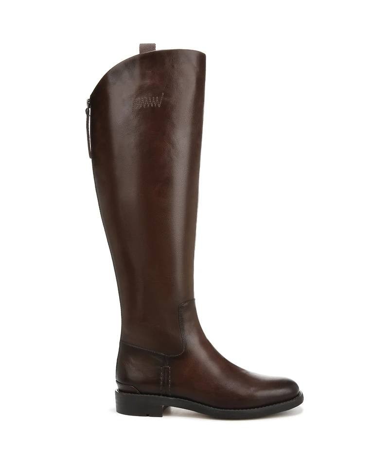 Franco Sarto Women’s Meyer Wide Calf Riding Boots Brown 10M Leather $275 NWB