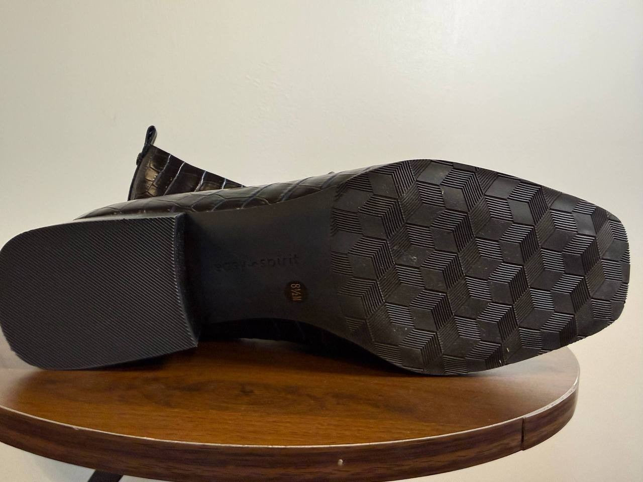 Easy Spirit Women’s Darlene EFlex Block Heel Loafers – Black – 8.5M – New in Box