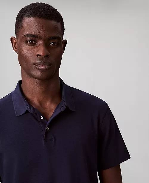 Calvin Klein Supima Cotton Polo Shirt Dark Sapphire XXL NWT – Small Hole Defect