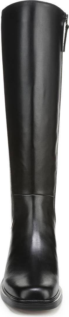 Franco Sarto Gisella Knee High Boots Black 7.5M Leather $225 NWB