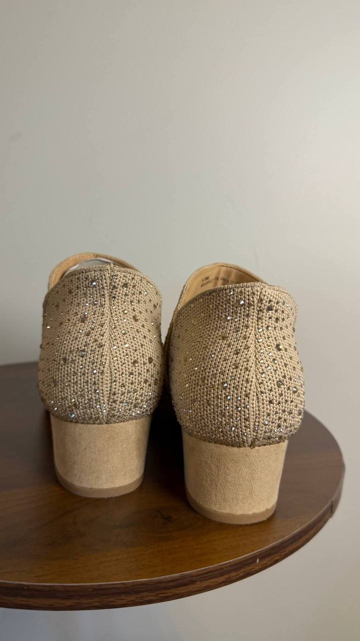 Kenneth Cole Reaction Side EZ Booties 5.5M Warm Taupe Knit Slip‑On NIB msrp$99