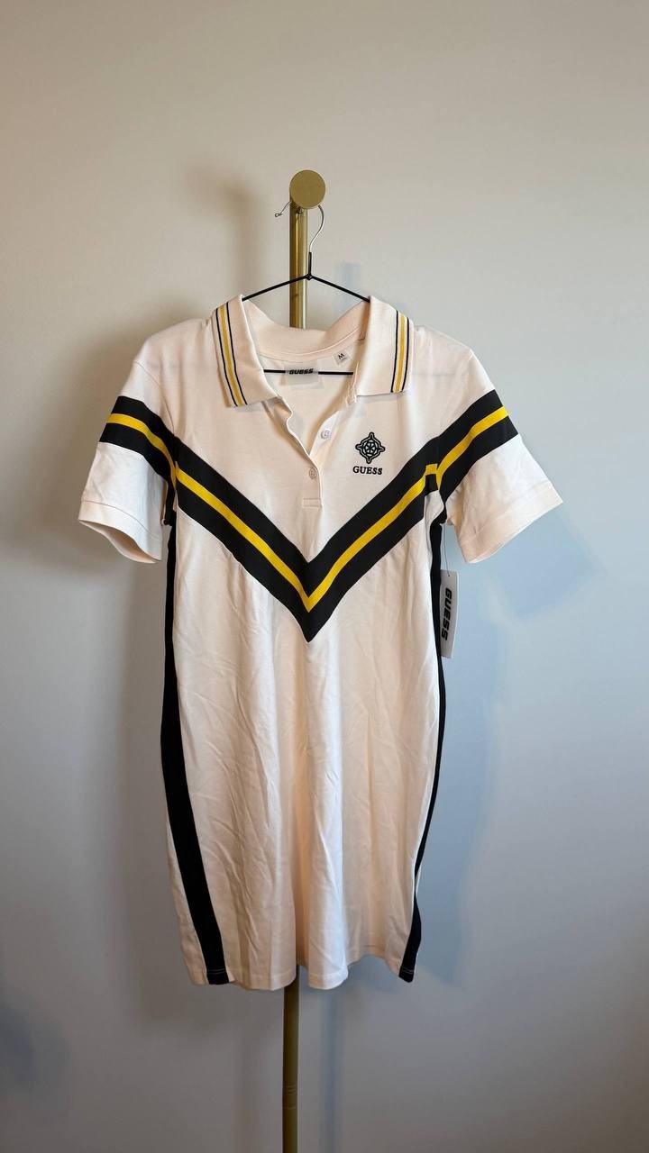 Guess Suzanne Polo Mini Dress Pink Size M NWT $69