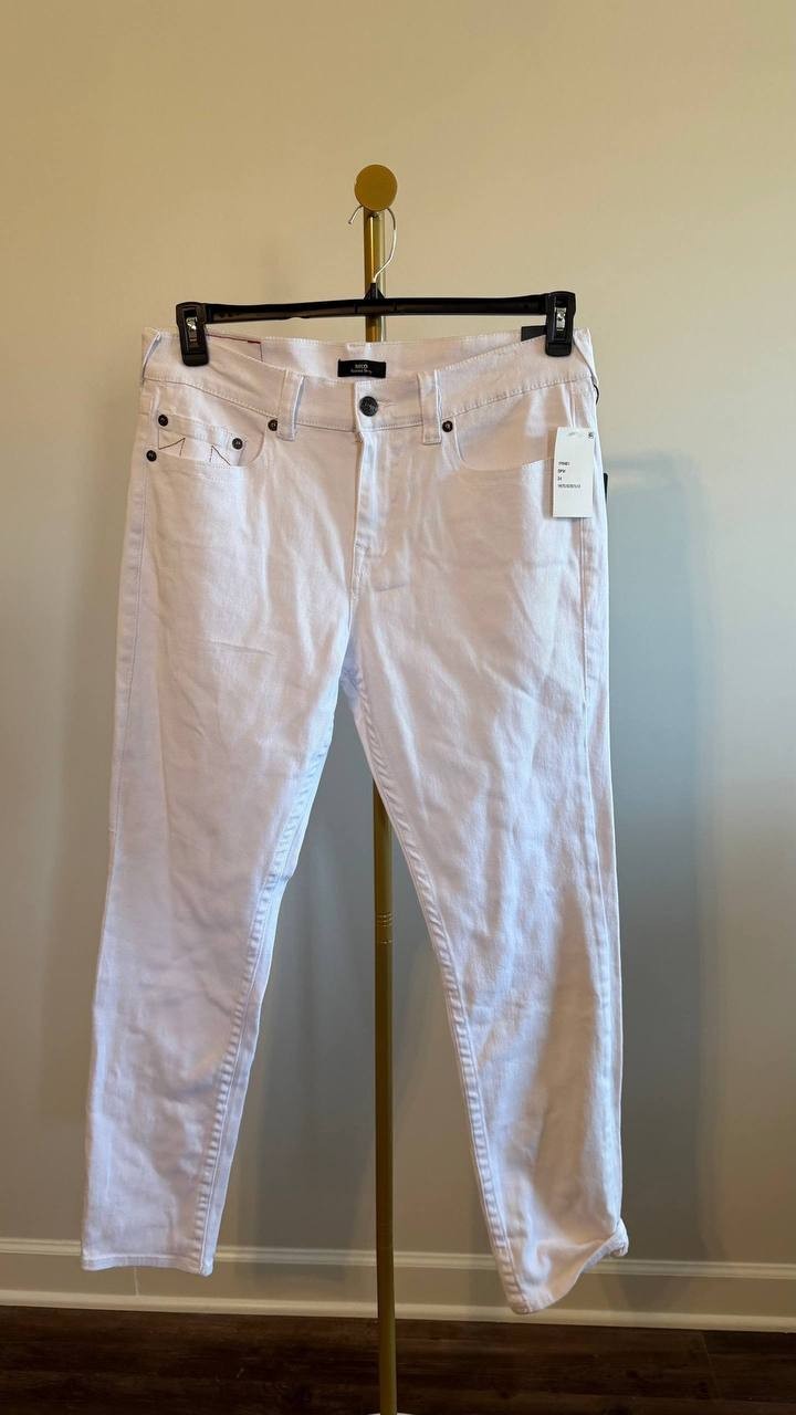 True Religion Men’s Rocco Skinny Jeans White 34 $169 NWT