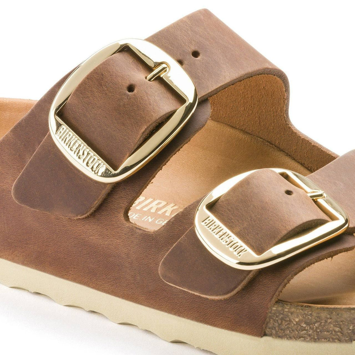 Birkenstock Sandals Cognac 6 Narrow Fit Pre-Owned